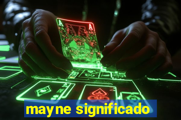 mayne significado